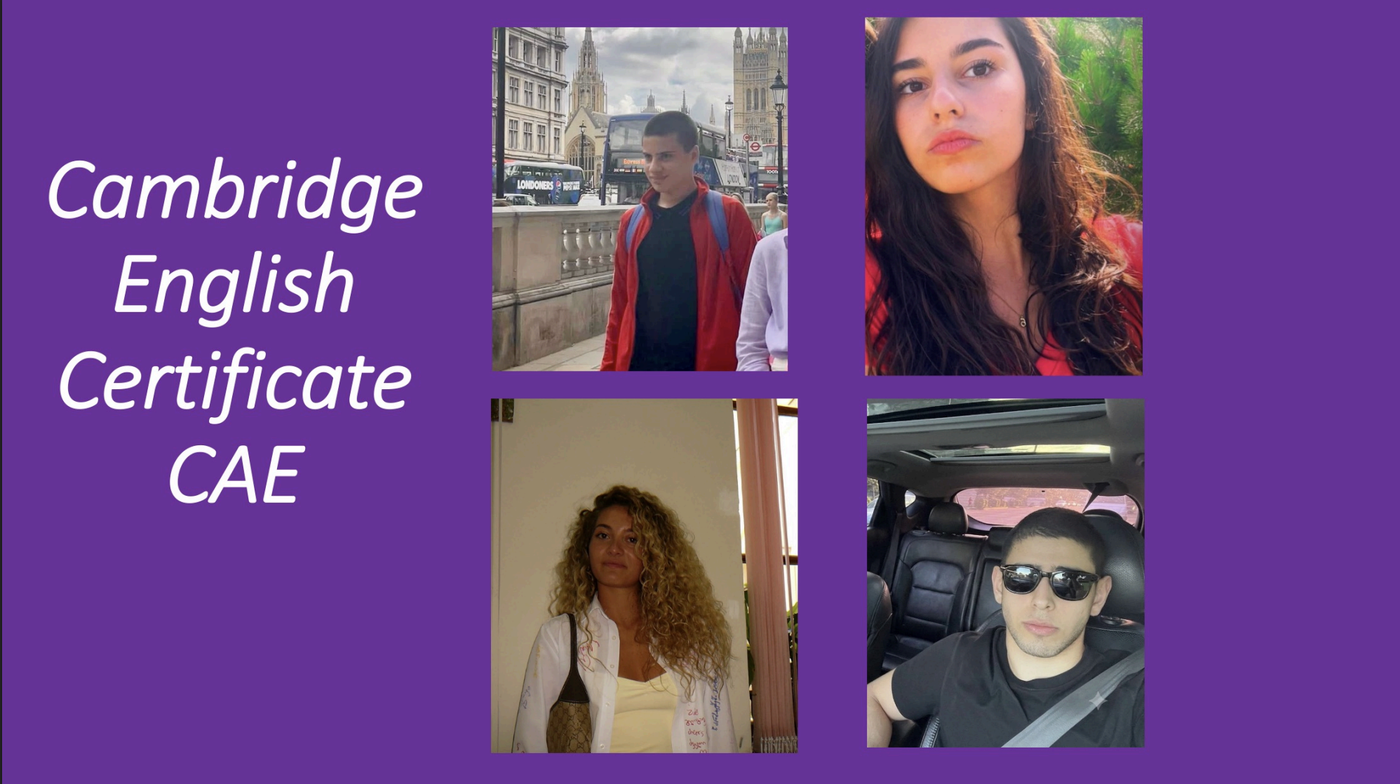 Cambridge English certificate - CAE